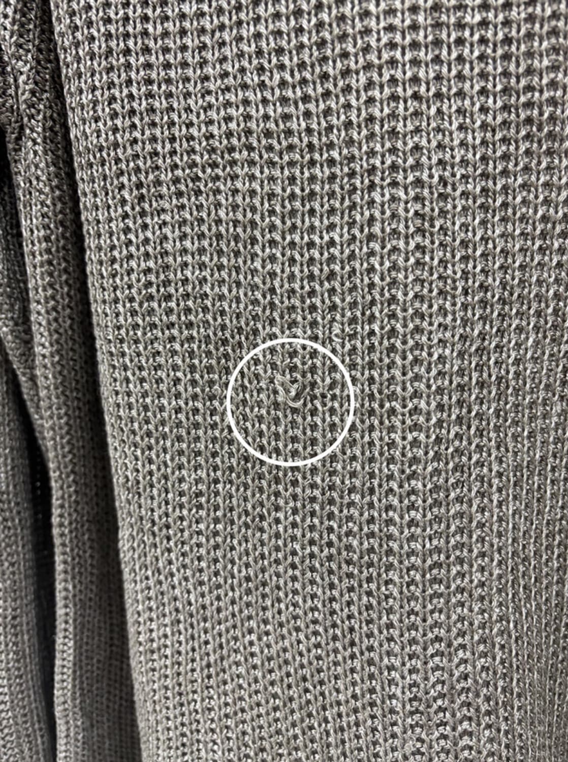 빈티지 카키 모크넥 니트 상품이미지7