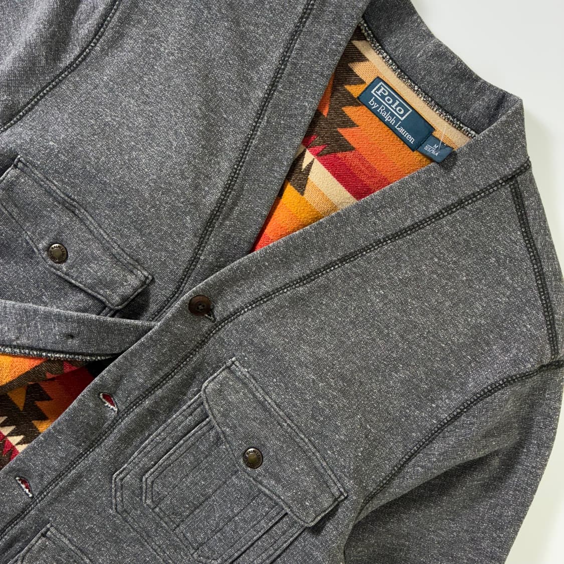 Polo  폴로 랄프로렌 코튼 엘보패치 나바호 가디건   상품이미지4