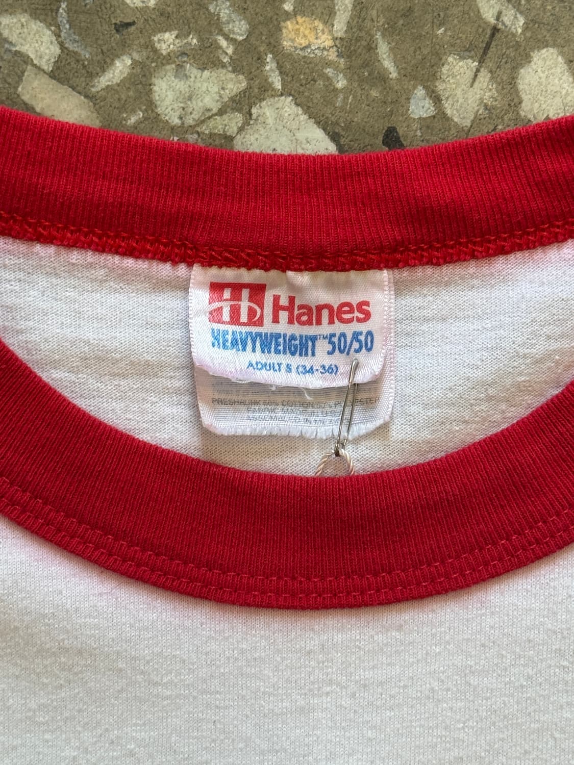 80~90s 헤인즈 링거 티셔츠 Made in USA(HT24) 상품이미지3