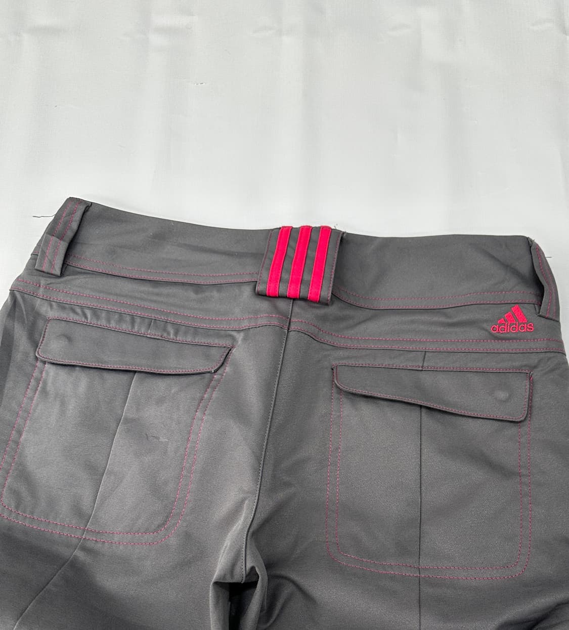 🎀아디다스 핑크 스티치 포인트 팬츠 🎀고프코어 골프복 스포티 롤업 상품이미지7