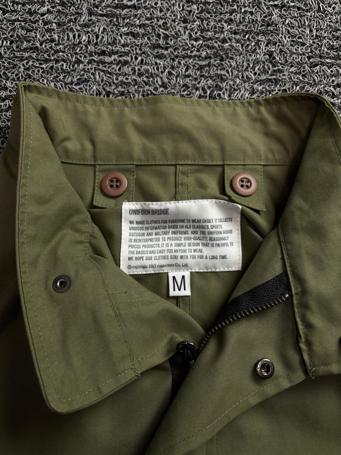 유니폼브릿지 M-65 피쉬테일 숏 퍼티그 자켓 1814 상품이미지4