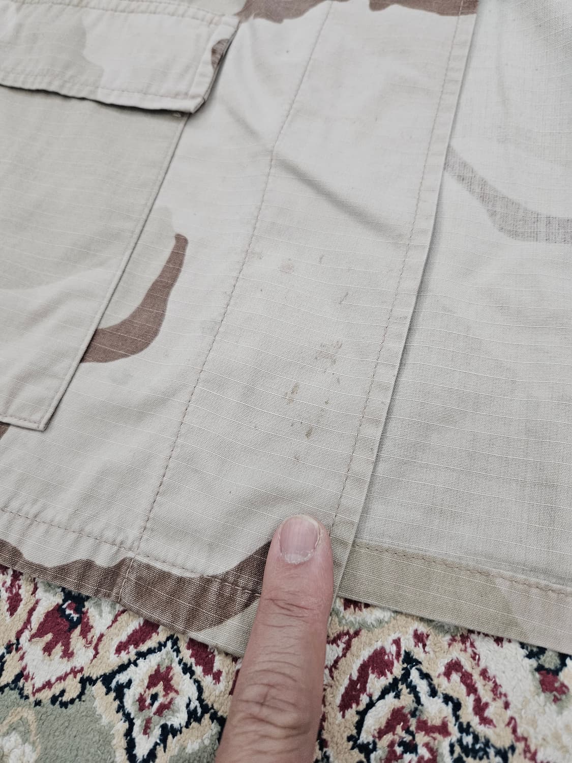 [최종할인] 00'US ARMY 풀패치 사막3색 BDU L-R 105 상품이미지9