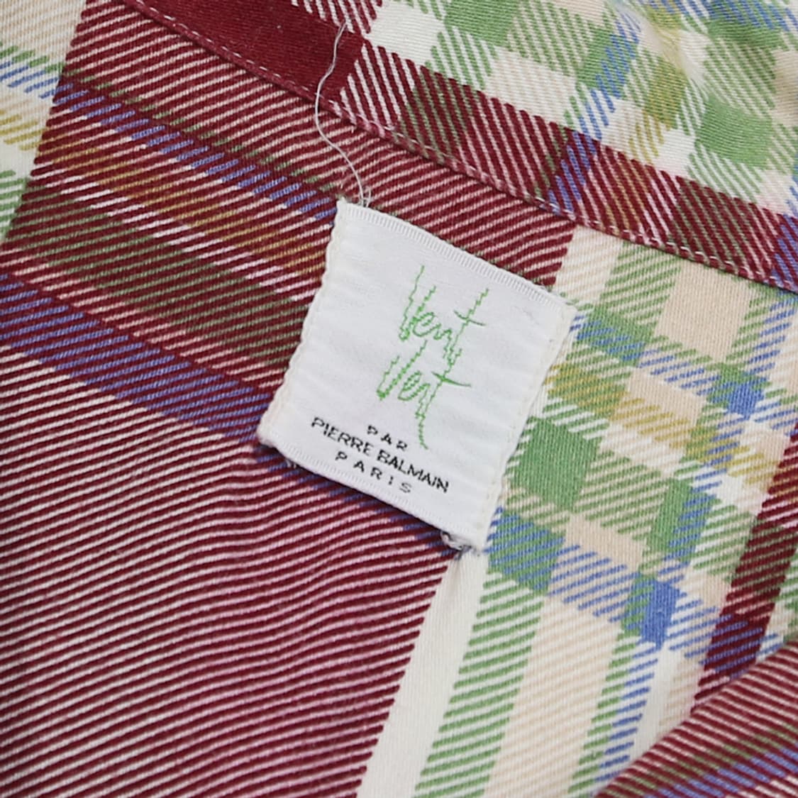 (착용컷) PIERRE BALMAIN 체크 파자마 셔츠 (남성용 100) 상품이미지5