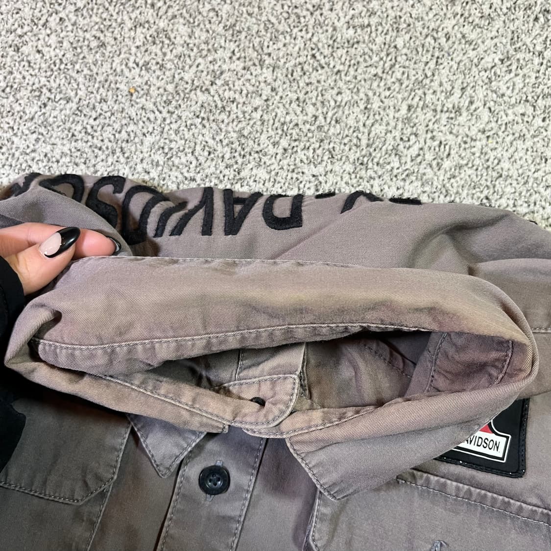 할리데이비슨 빅로고 코튼 셔츠 상품이미지9