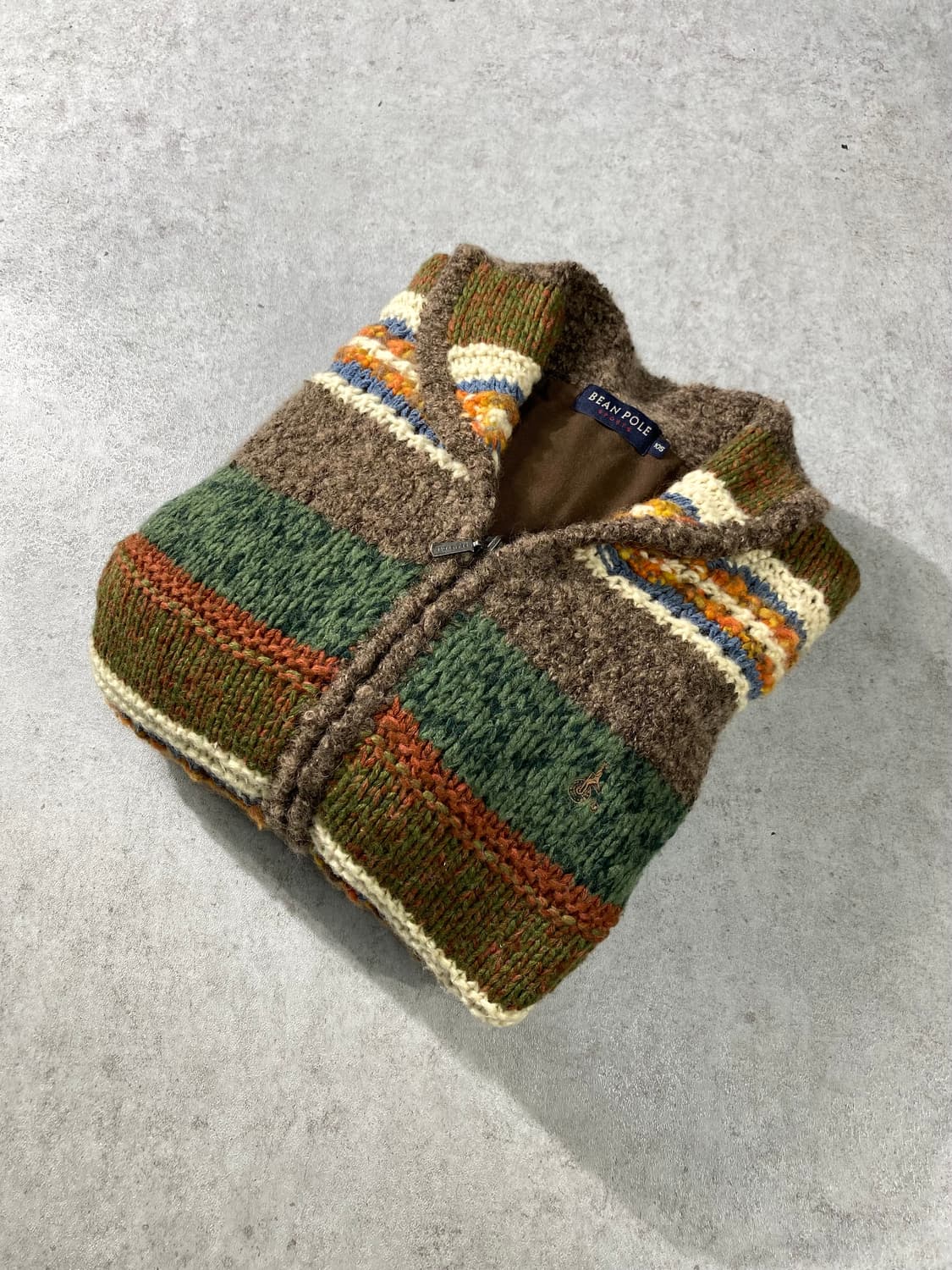 [XL] 00s Bean Pole 빈폴 헤비울 니트 집업  상품이미지7