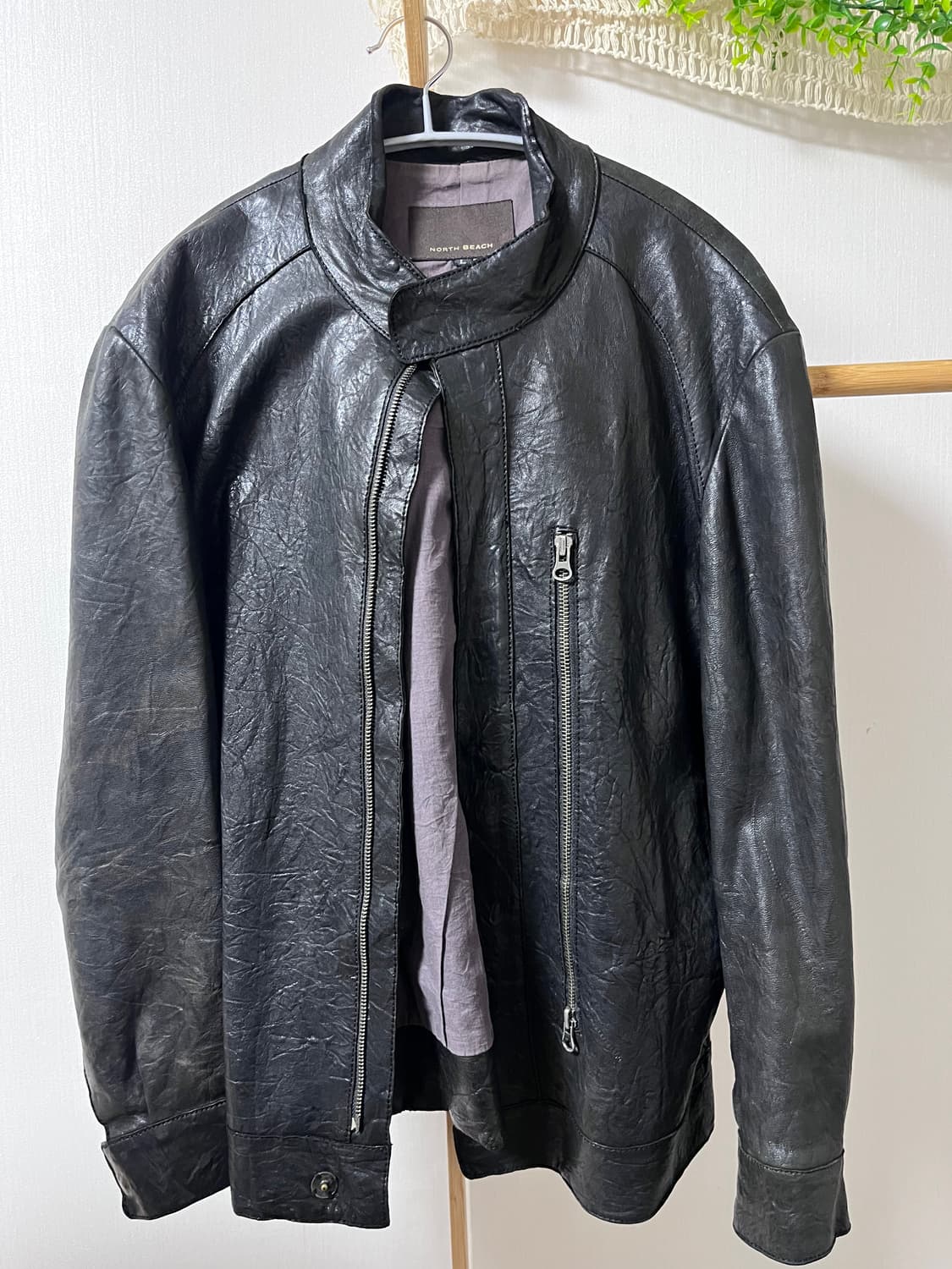 노스비치 가죽자켓 상품이미지1