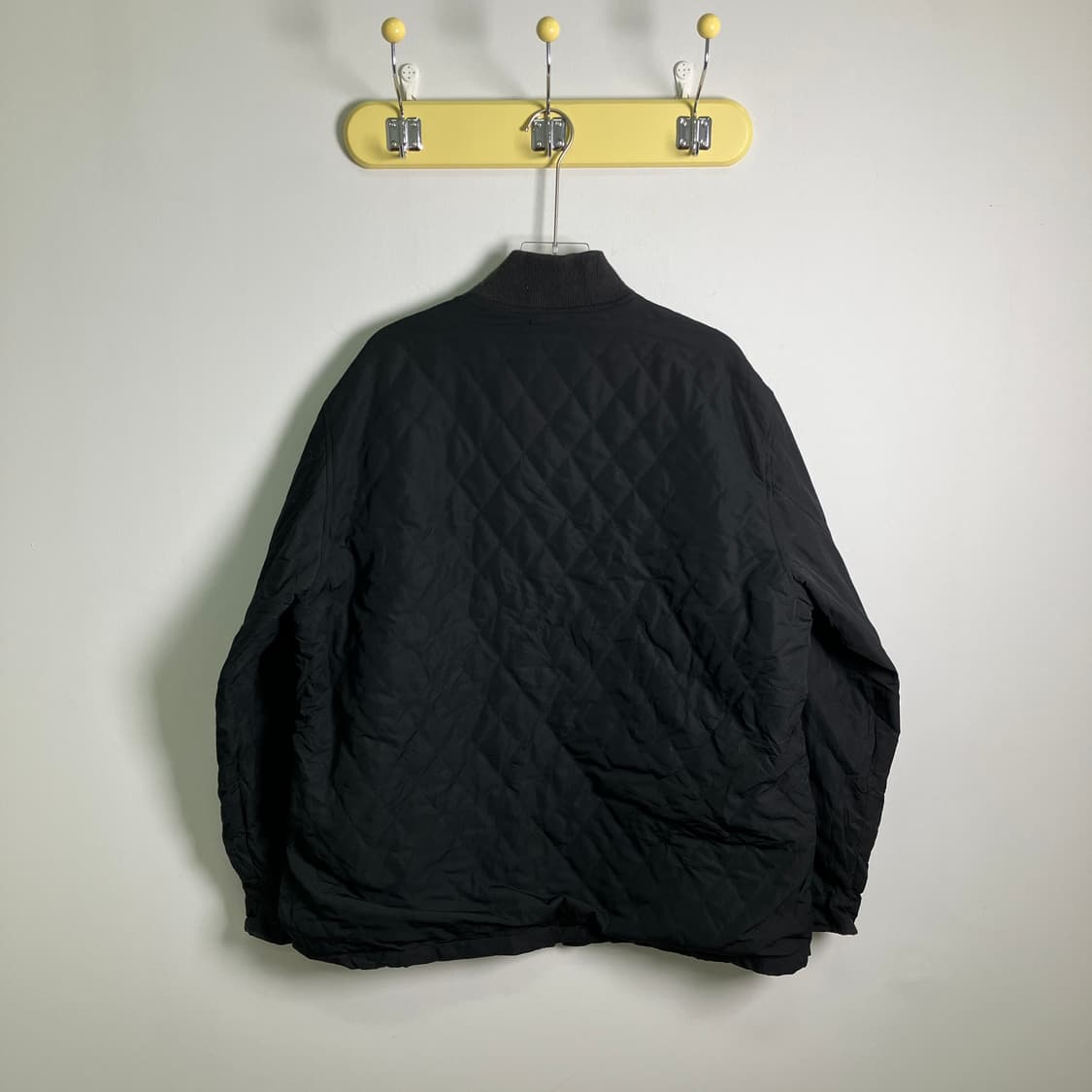 90's 폴로 랄프로렌 블랙 다이아몬드 퀄팅 자켓 L 상품이미지2