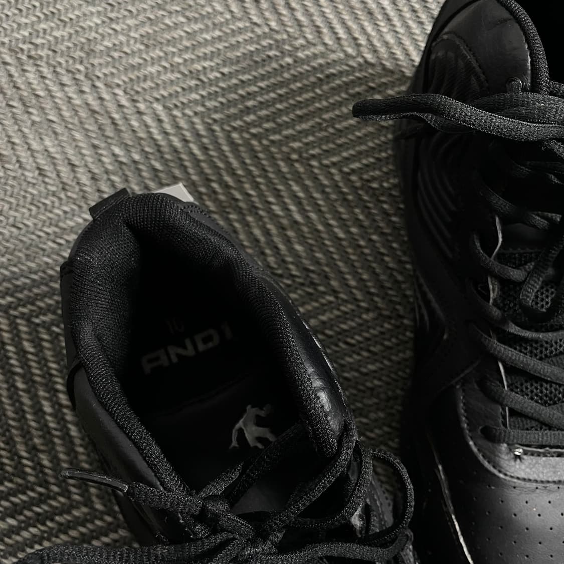 And1 블랙 하이탑 바스켓볼 스니커즈o 4112 상품이미지4