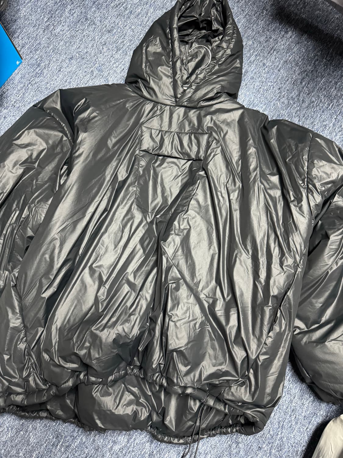 이지 갭 엔지니어드 바이 발렌시아가 퍼퍼 파카 블랙 상품이미지1