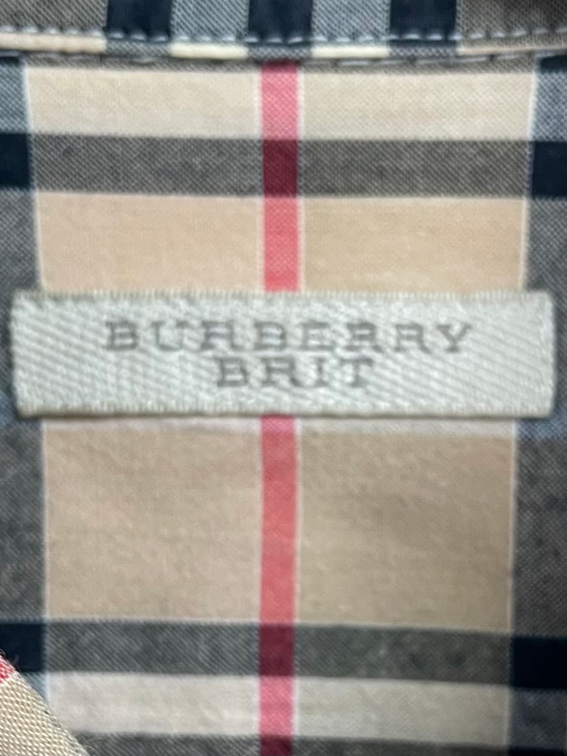 버버리 노바체크 긴팔셔츠 (on.245)   상품이미지5