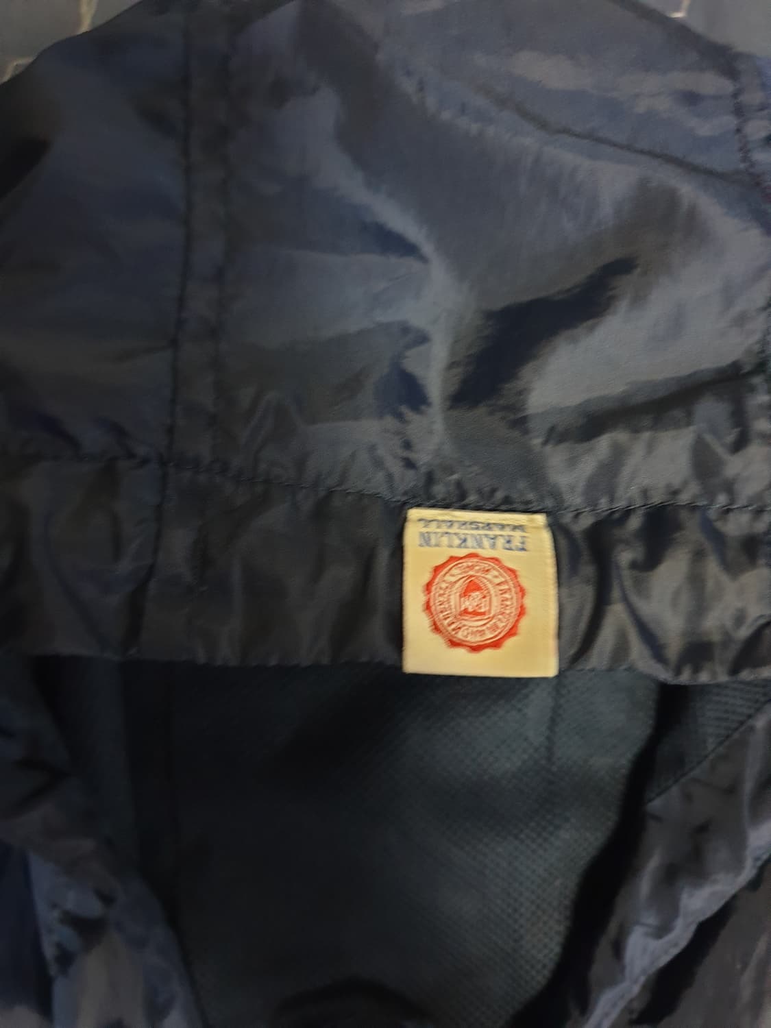 (빈티지) 프랭클린 앤 마샬 캠퍼스 OG 후드 바람막이 네이비 (M) 상품이미지3