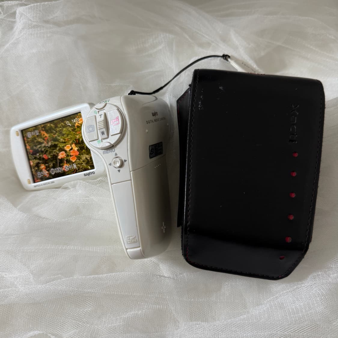 산요작티 sanyo xacti cg9 화이트 빈티지 캠코더 카메라 디카 상품이미지7
