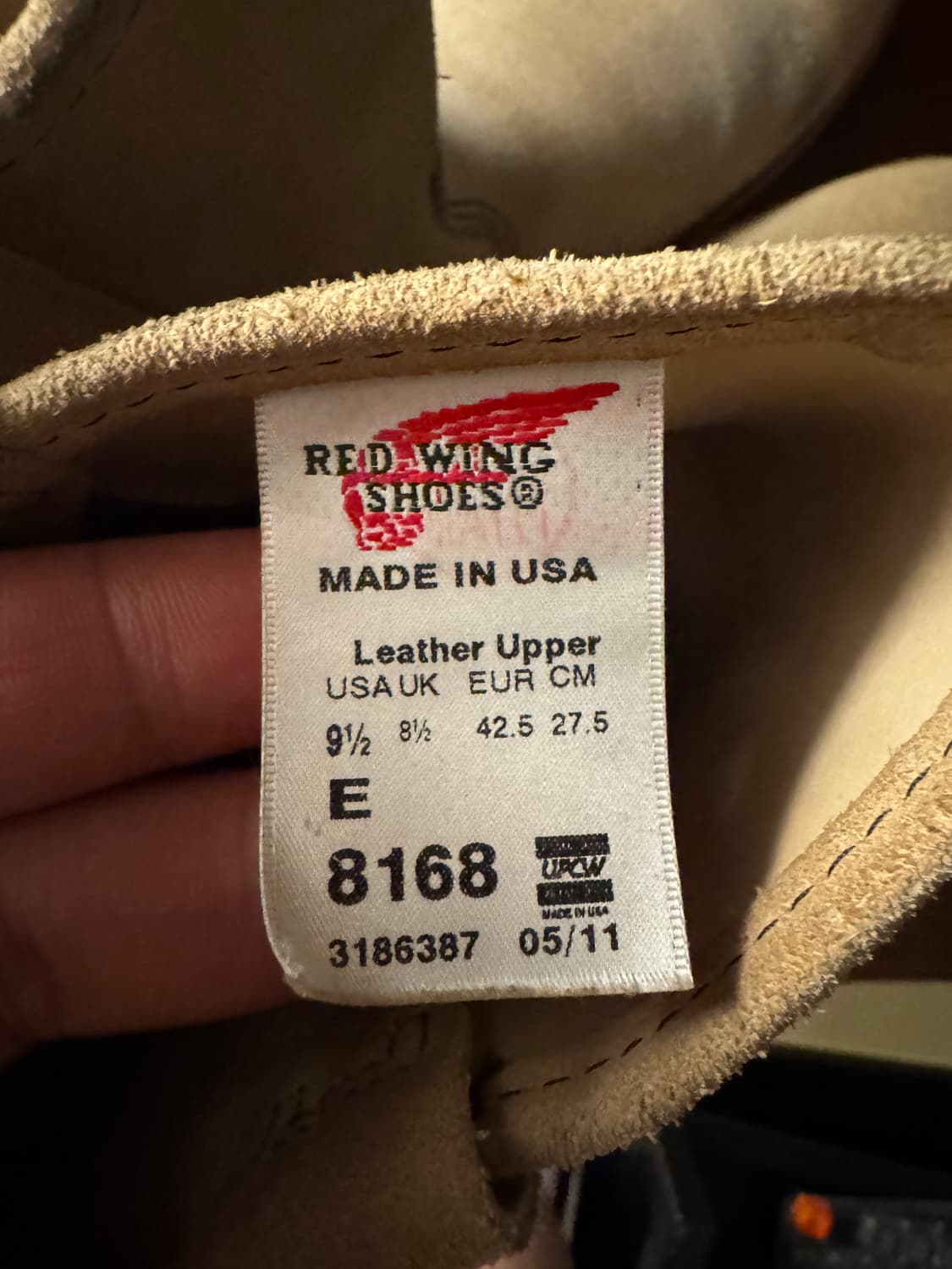 레드윙 페코스 8168 E / 275 사이즈 상품이미지5