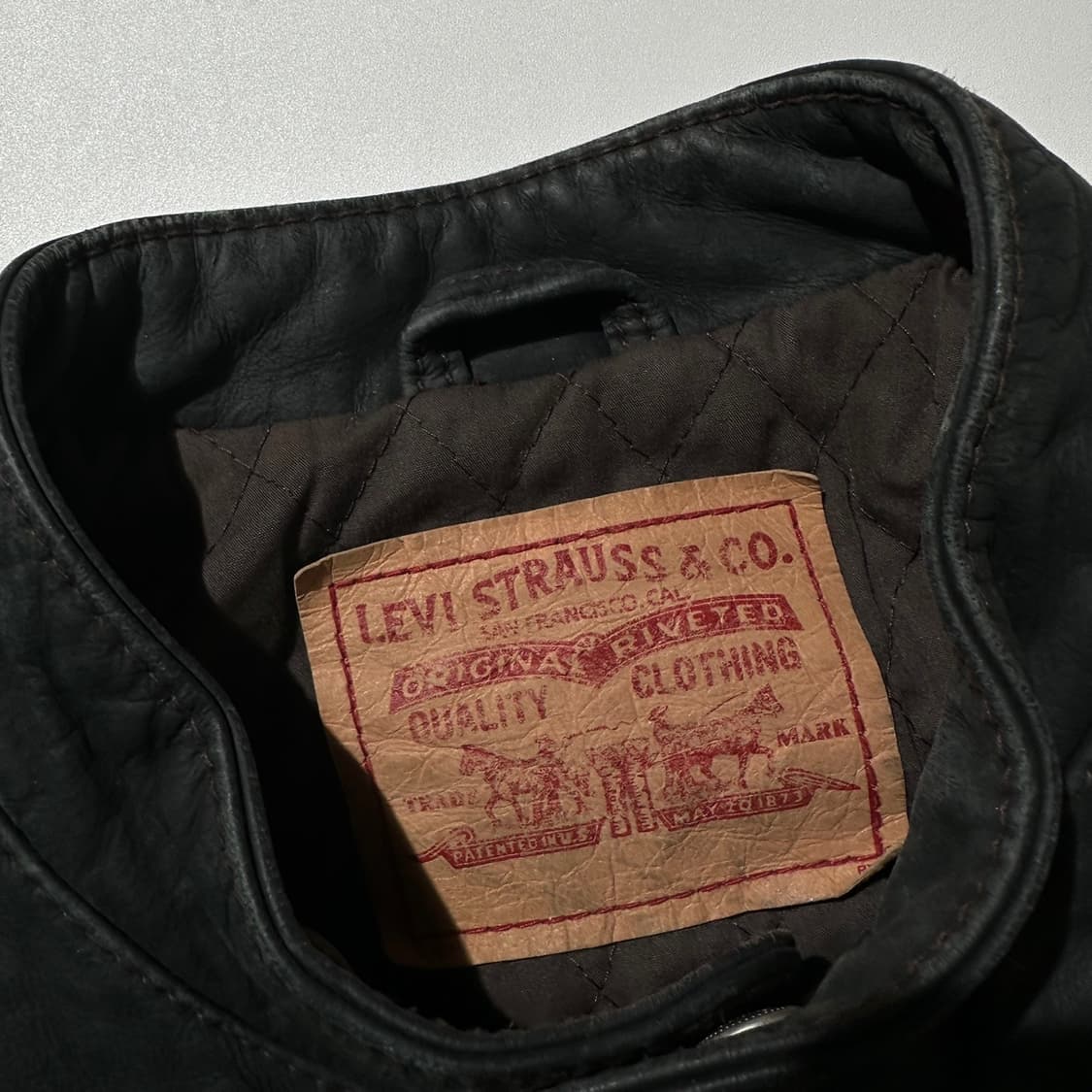 리바이스 레더 바이커 자켓 상품이미지4