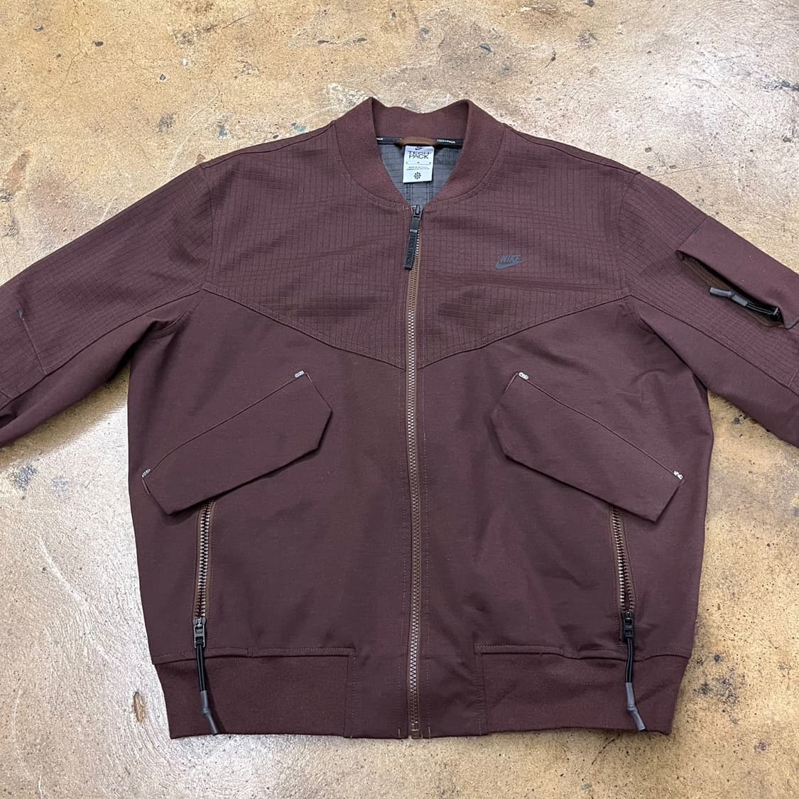 [정품/M,95] 나이키 테크팩 언라인드 봄버 자켓 b19 상품이미지3