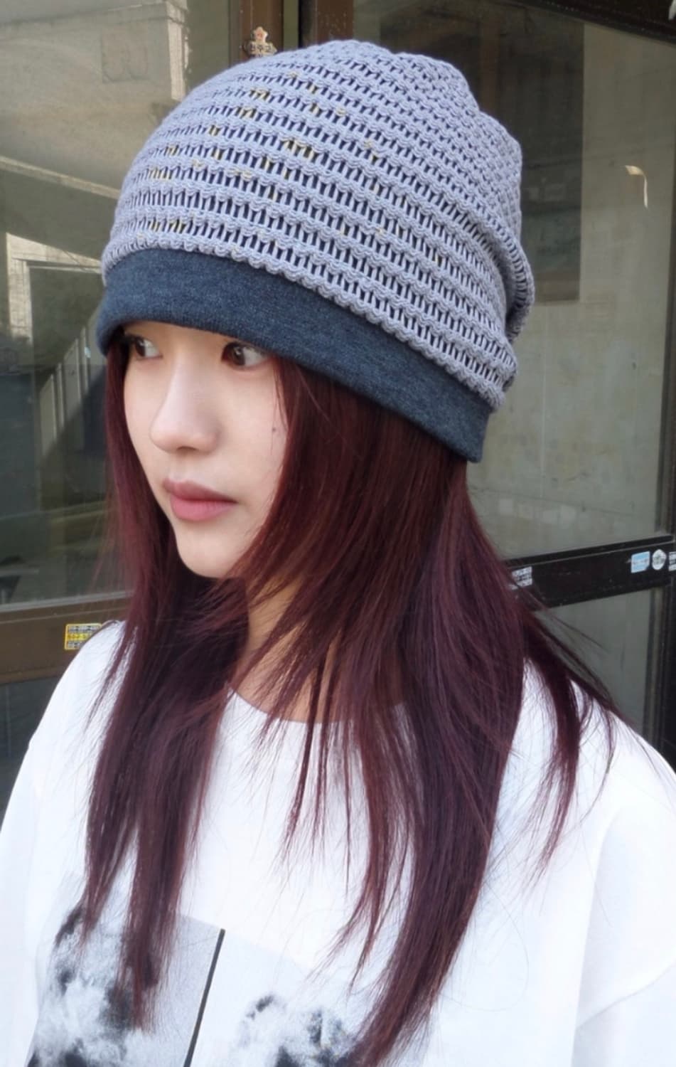 빈티지 그레이 비니 상품이미지7