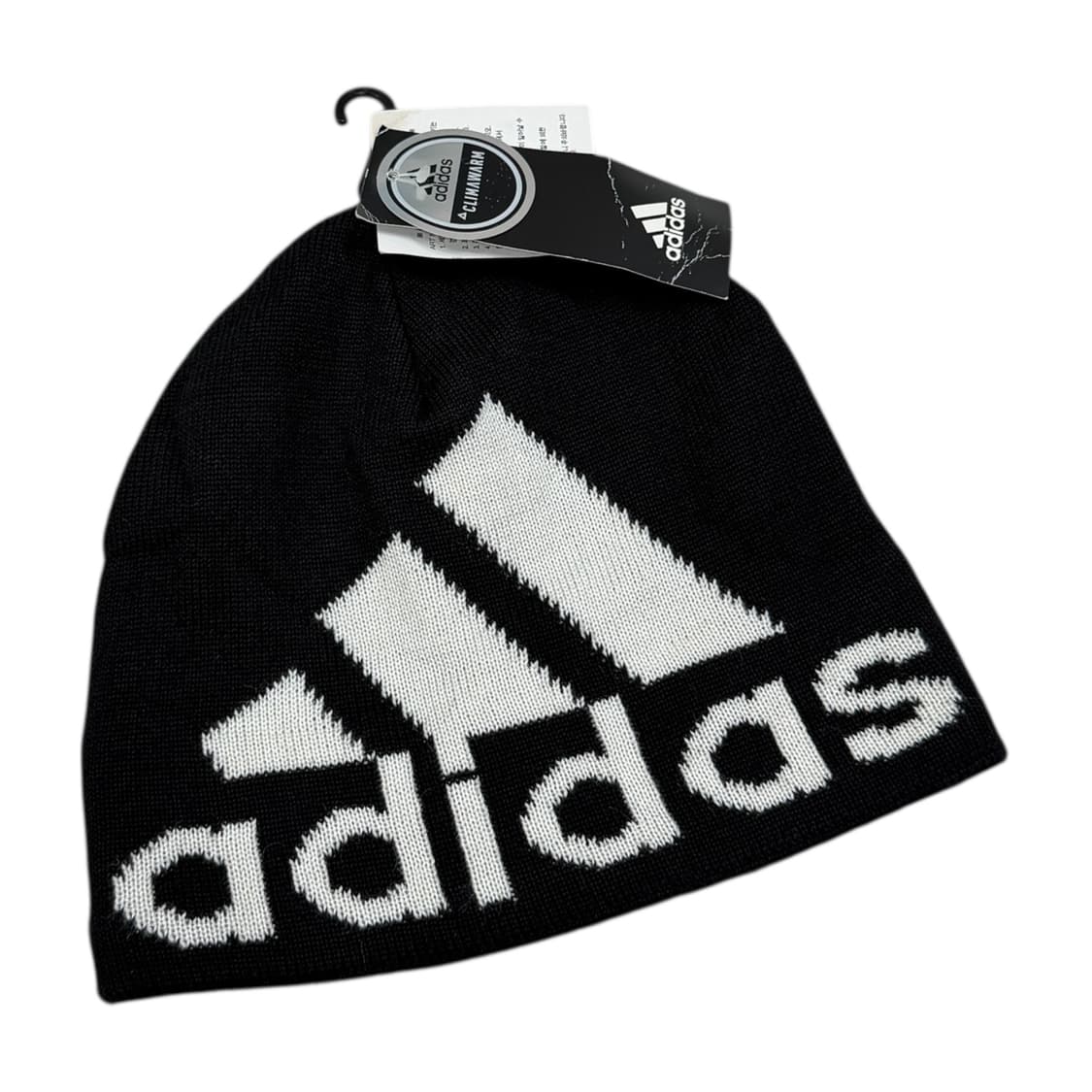 아디다스 빅로고 비니 모자 블랙 상품이미지2