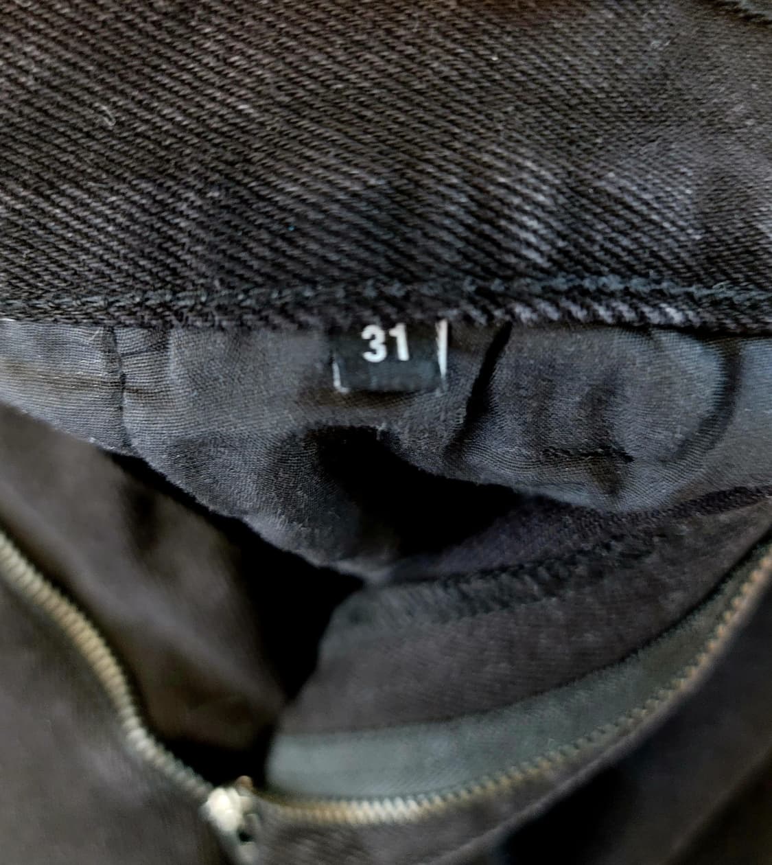 무신사스탠다드 와이드 블랙데님(흑청) 팬츠 판매 상품이미지7