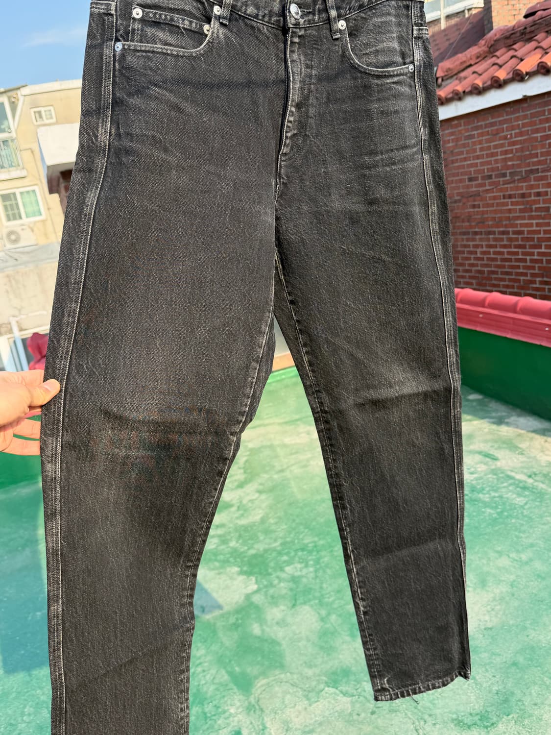 아페쎄 흑청 데님 상품이미지3