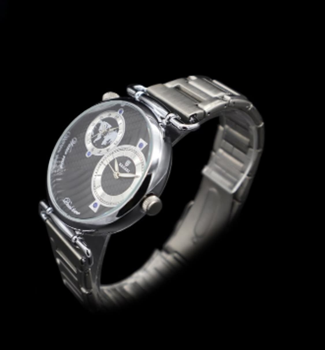 [옷자락]남자 유니크 디자인 실버 정장 캐주얼 손목시계 상품이미지3