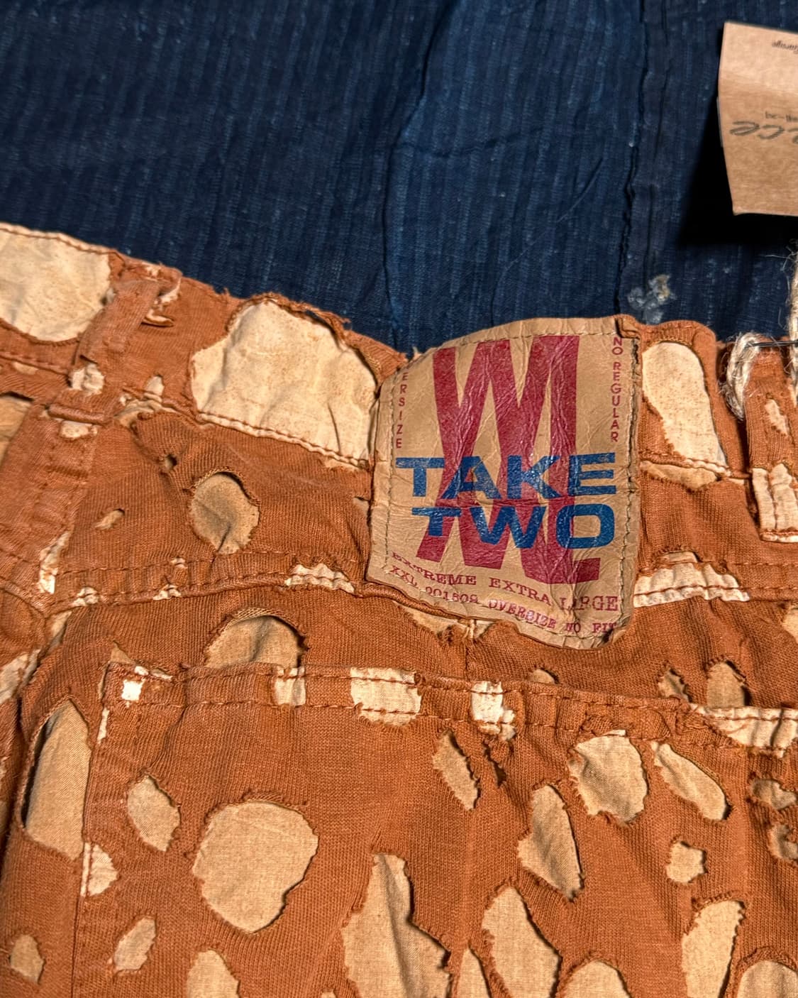 90-00‘s Take Two 디스트레스드 레이어드 컷아웃 팬츠 31 상품이미지5