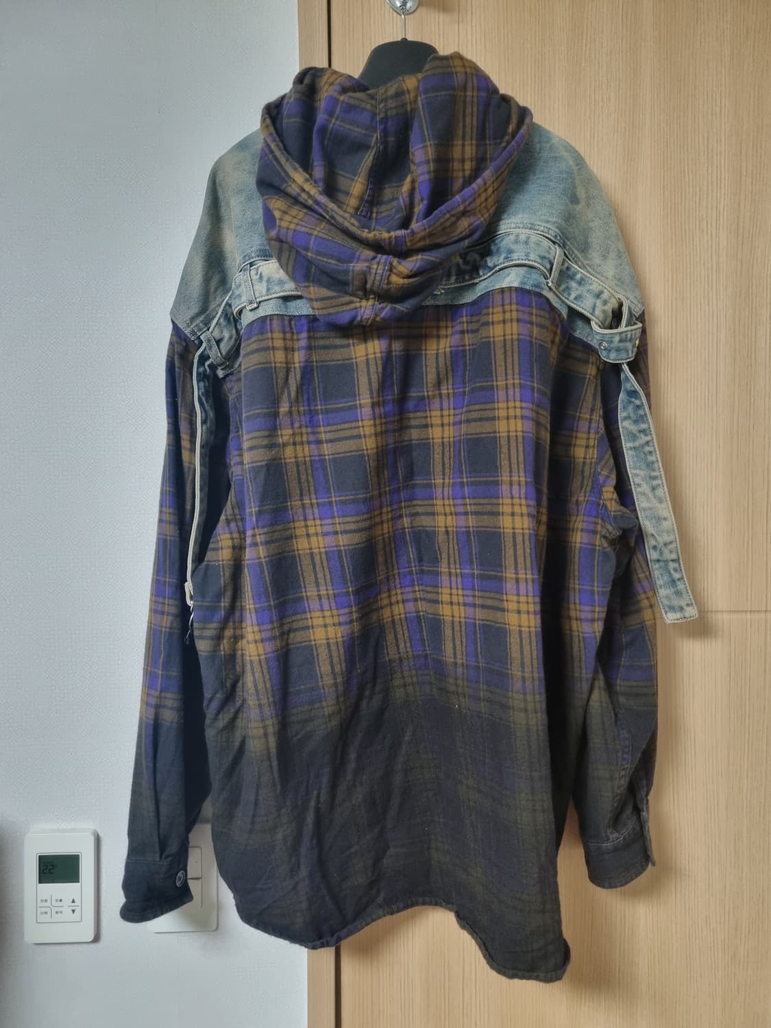 아크네스튜디오 체크 후드셔츠 50사이즈 상품이미지8