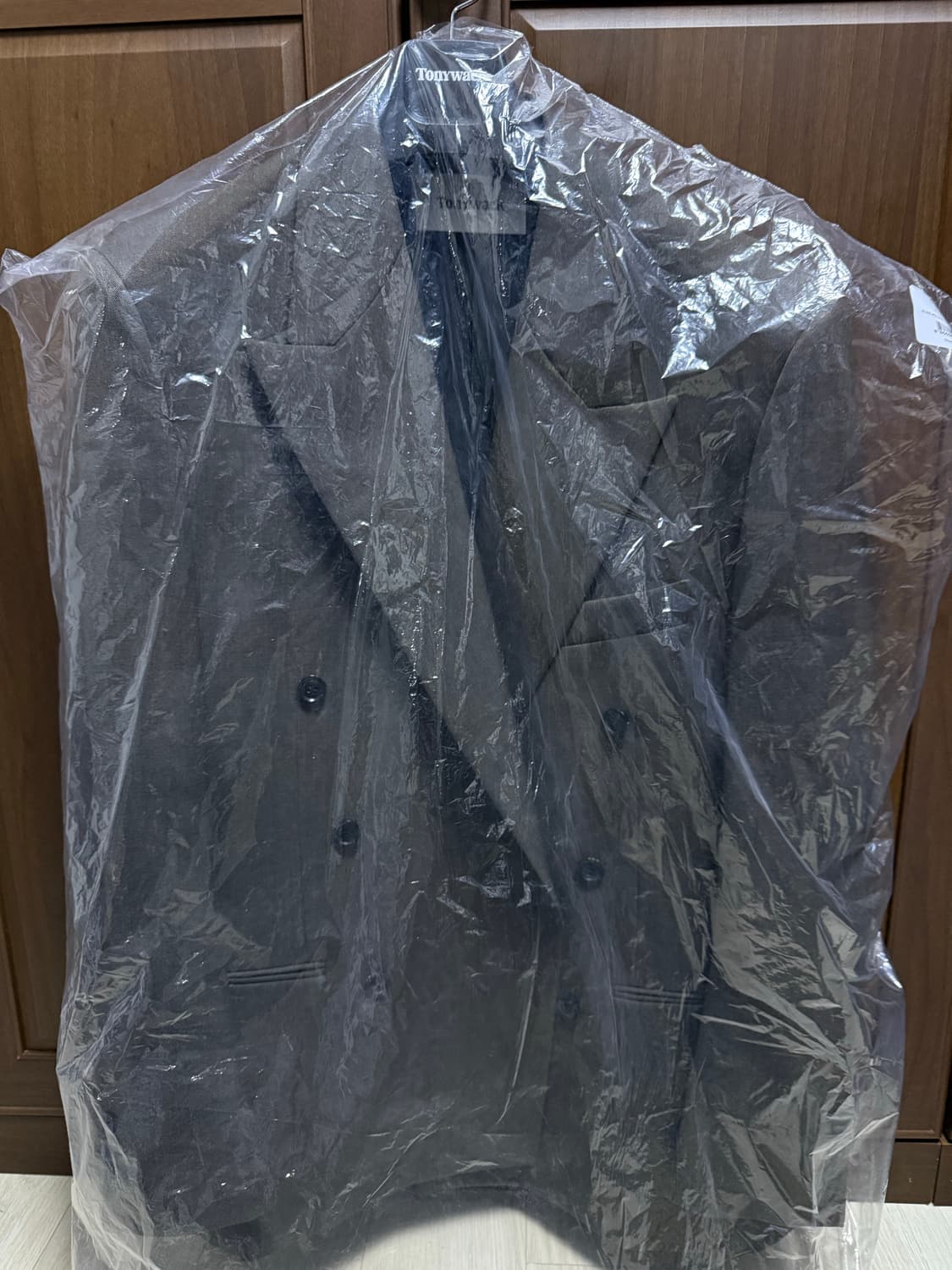 토니웩 25FW 멜란지 울 더블 브레스티드 자켓 L 새상품 상품이미지2