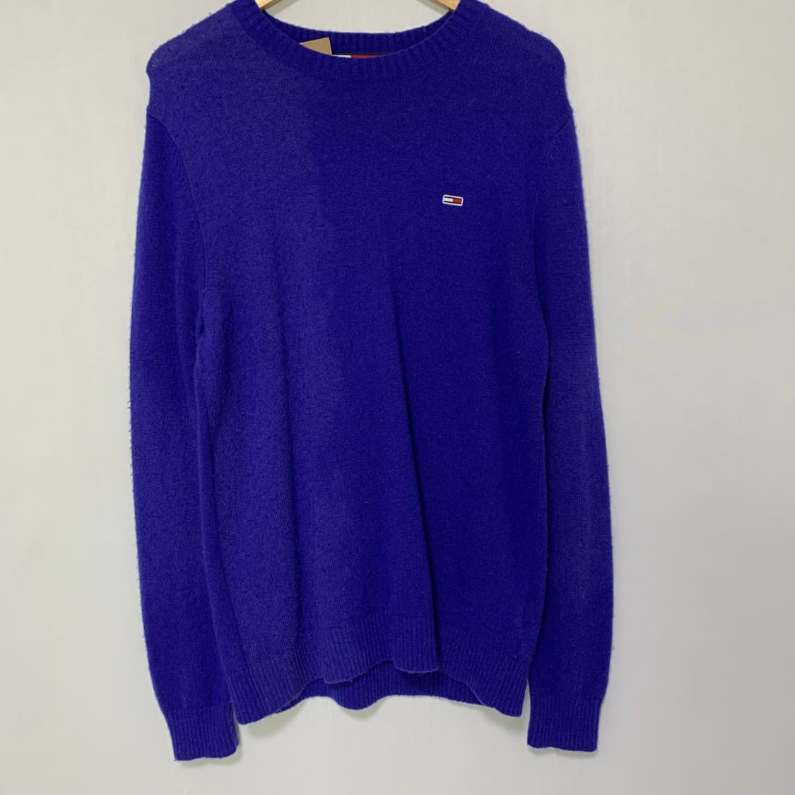 타미힐피거 타미진스 긴팔 빈티지 니트 블루 s 남녀공용 상품이미지2