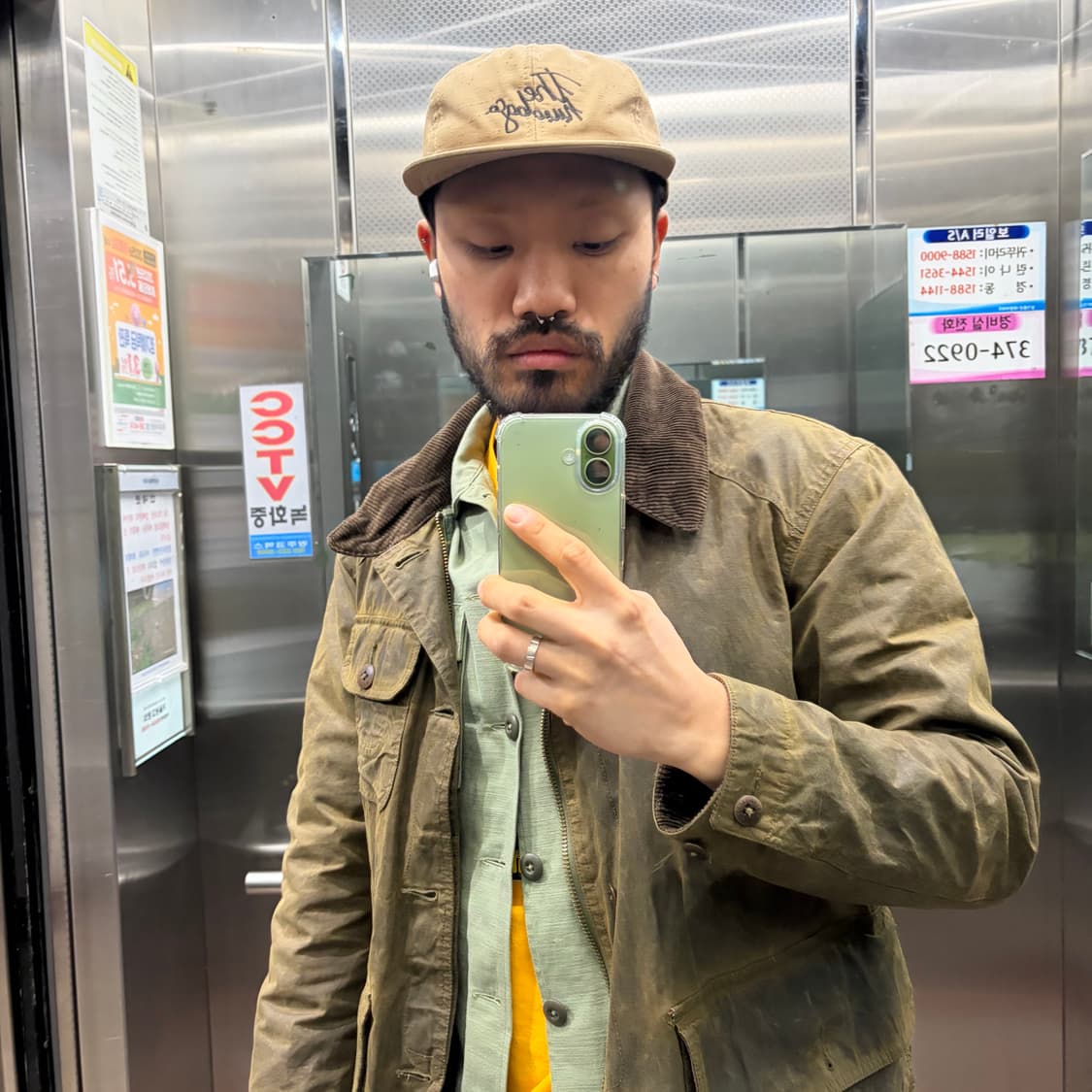 폴로 PEACE LOVE 피죤 퍼티그 자켓 M 상품이미지2