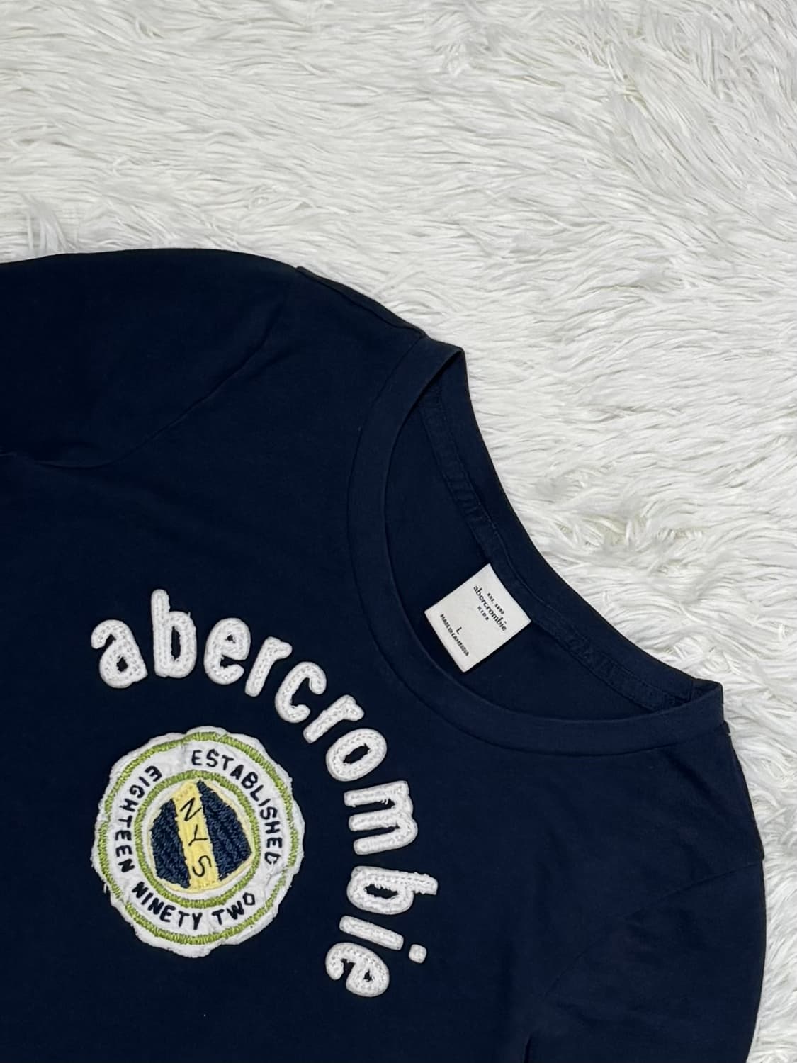 아베크롬비 빅로고 딱붙 반팔 상품이미지4