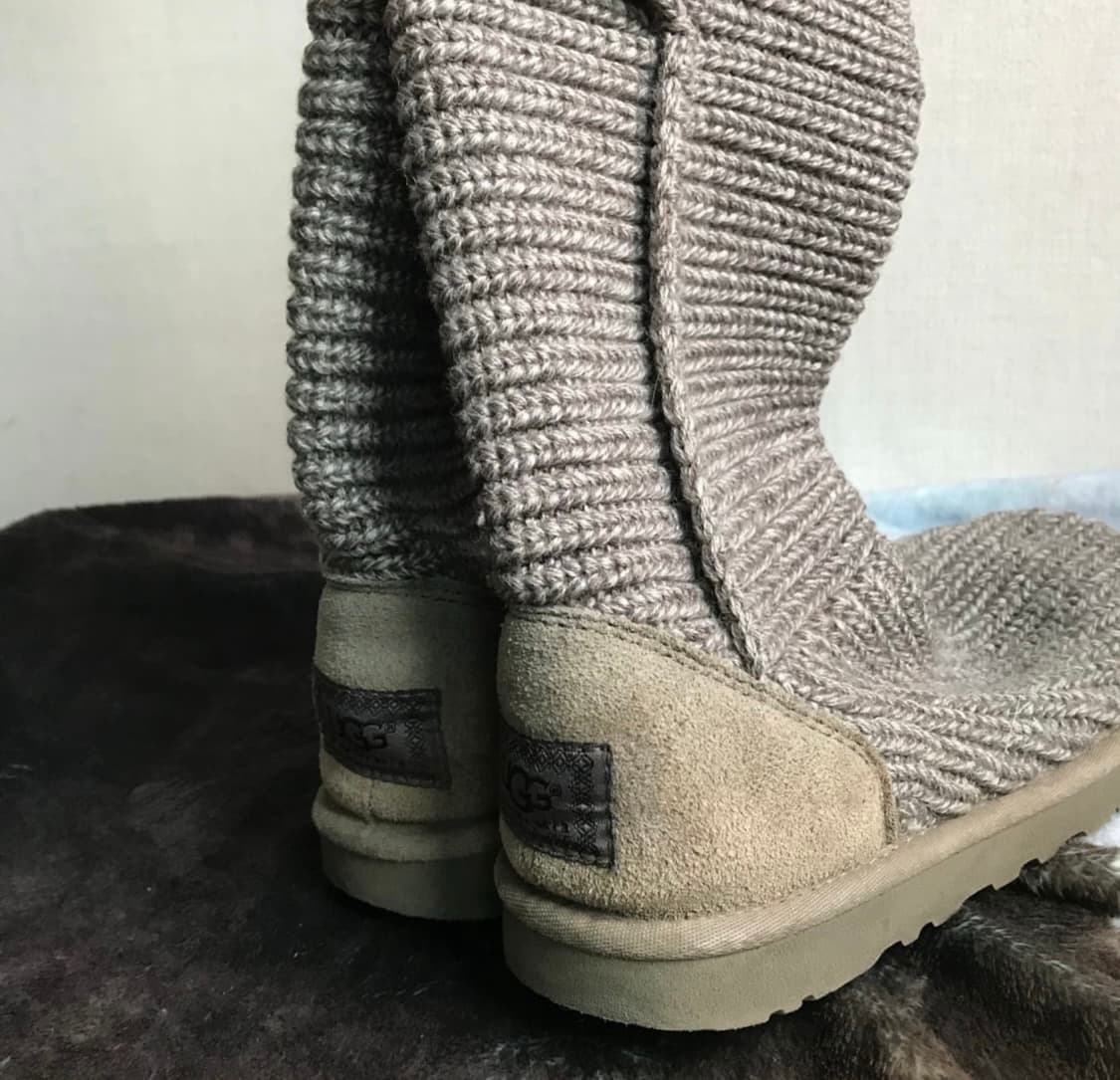 Ugg cardy knit boots grey 어그 카디 니트 부츠 상품이미지4