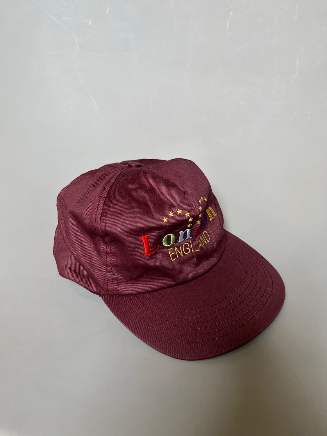 London Graphic Burgundy Cap 상품이미지4