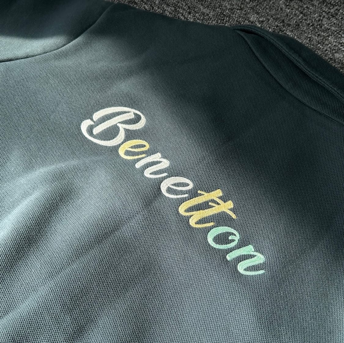 베네통 버튼업 코튼 바시티 자켓 상품이미지3