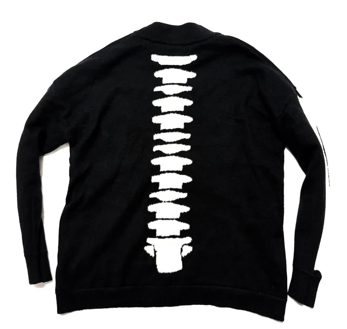 Disturbia - 본 스켈레톤 니트 상품이미지2