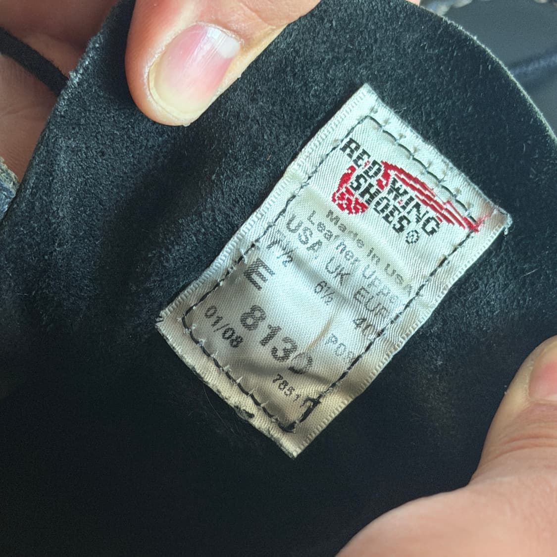 Red Wing Moc Toe Black 레드윙 목토 (7.5) 상품이미지6