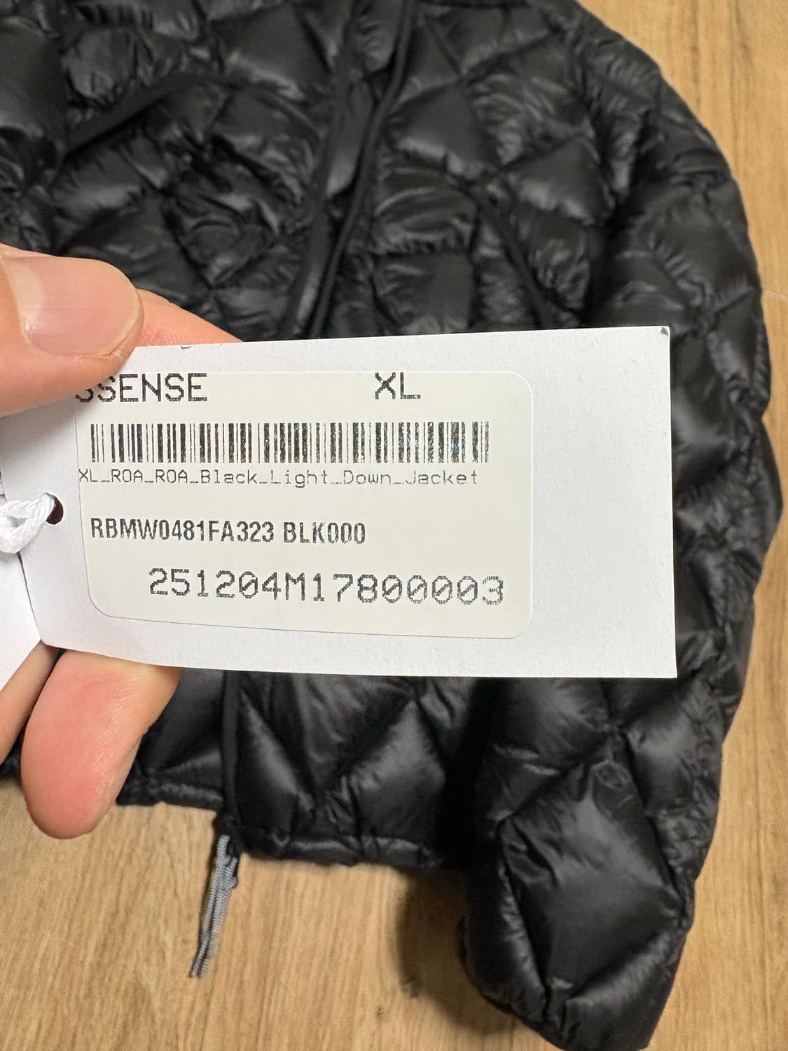 로아 누나 800 필 파워 후디드 다운 자켓 블랙 상품이미지5