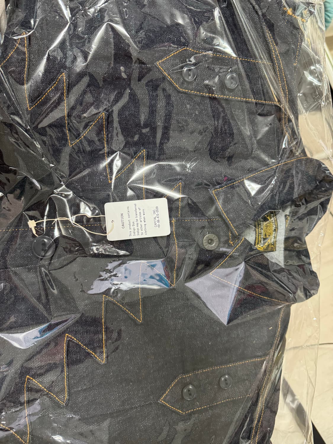 캐피탈 산토 도밍고 썬더버드 자켓 인디고 새상품 판매합니다 상품이미지2