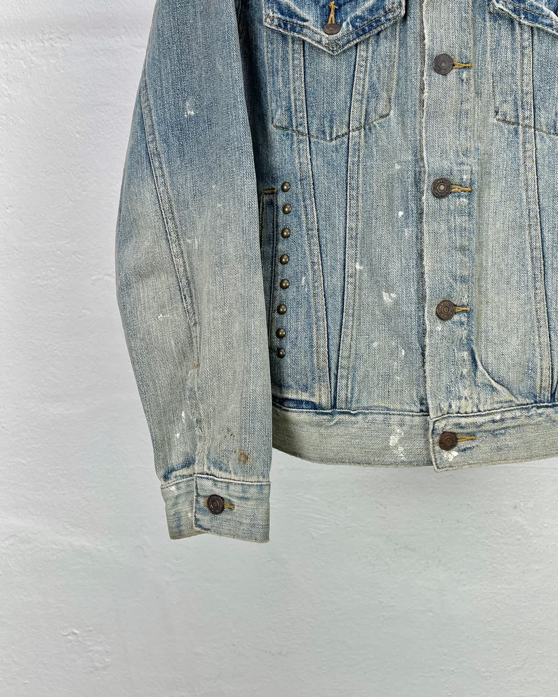 데님 앤 서플라이 USA 플래그 디스트레스 트러커 데님 자켓 상품이미지5