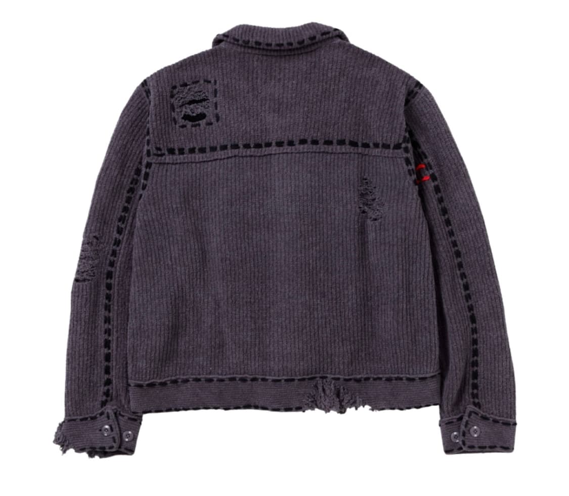 네이버후드 핑거린 phingerin 스티치 니트 가디건 100사이즈(M) 상품이미지2