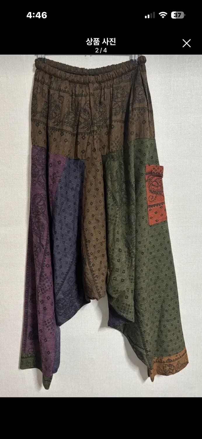 빈티지 히피 패치워크 팬츠 상품이미지2