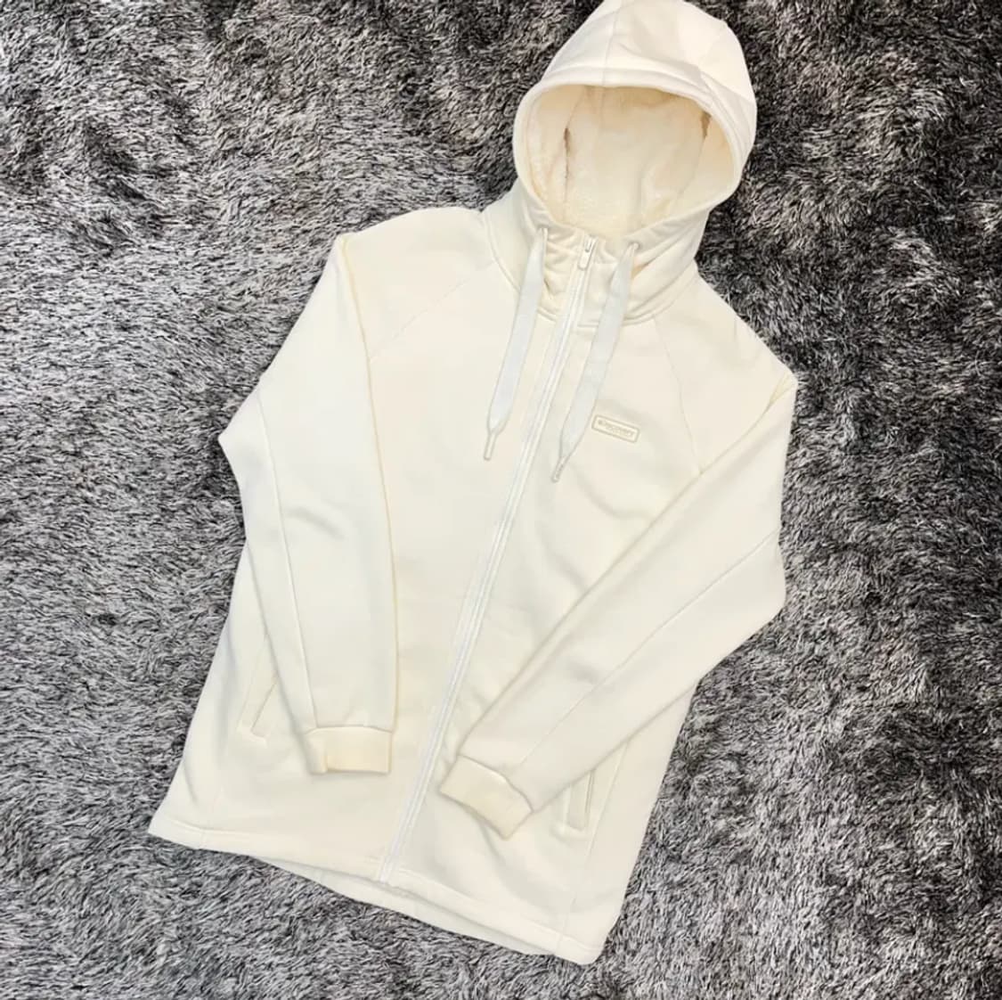 디스커버리 여성 기모 뽀글이 롱후드집업 (100) 상품이미지1