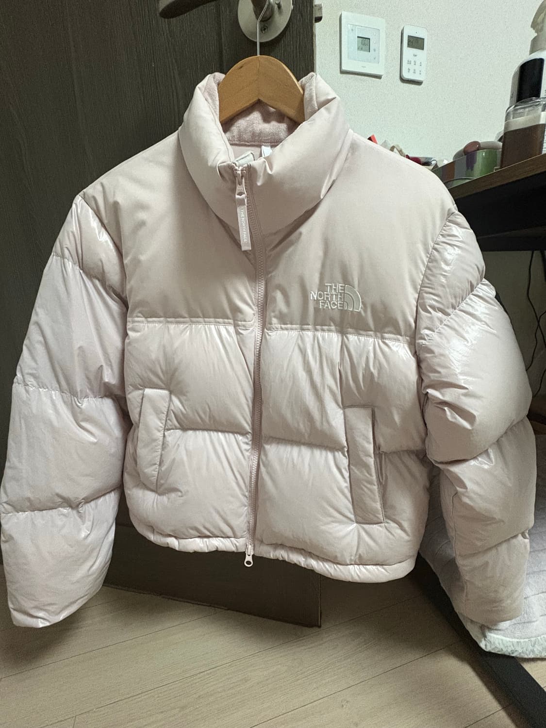 작년에 구매한 노스페이스 화이트라벨 눕시 핑크 다운입니다 상품이미지4