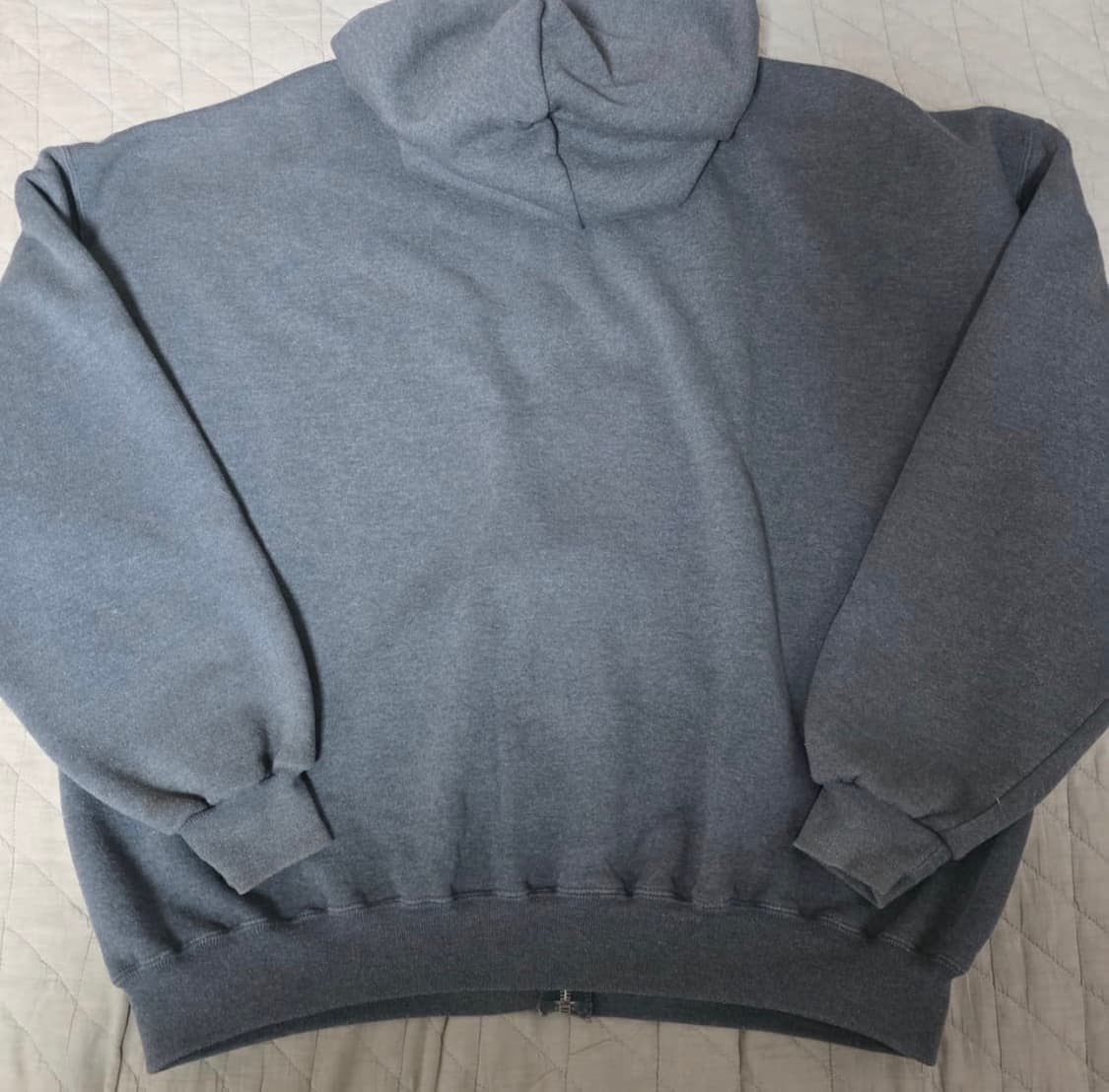 (XXL) 90s 빈티지 러셀 애슬레틱 후드집업 다크 그레이 상품이미지3