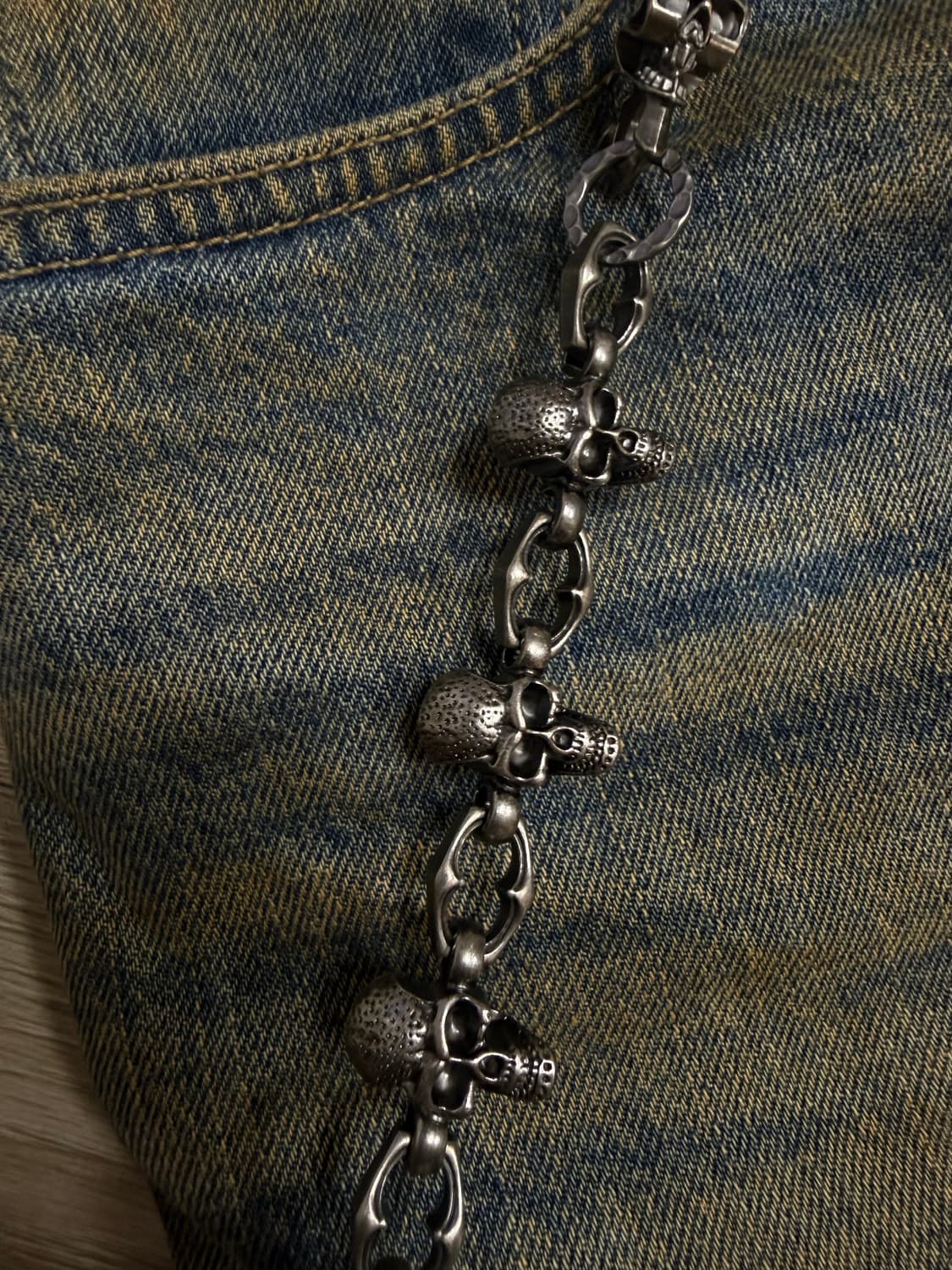 💀☠️스컬 키링 체인  상품이미지2