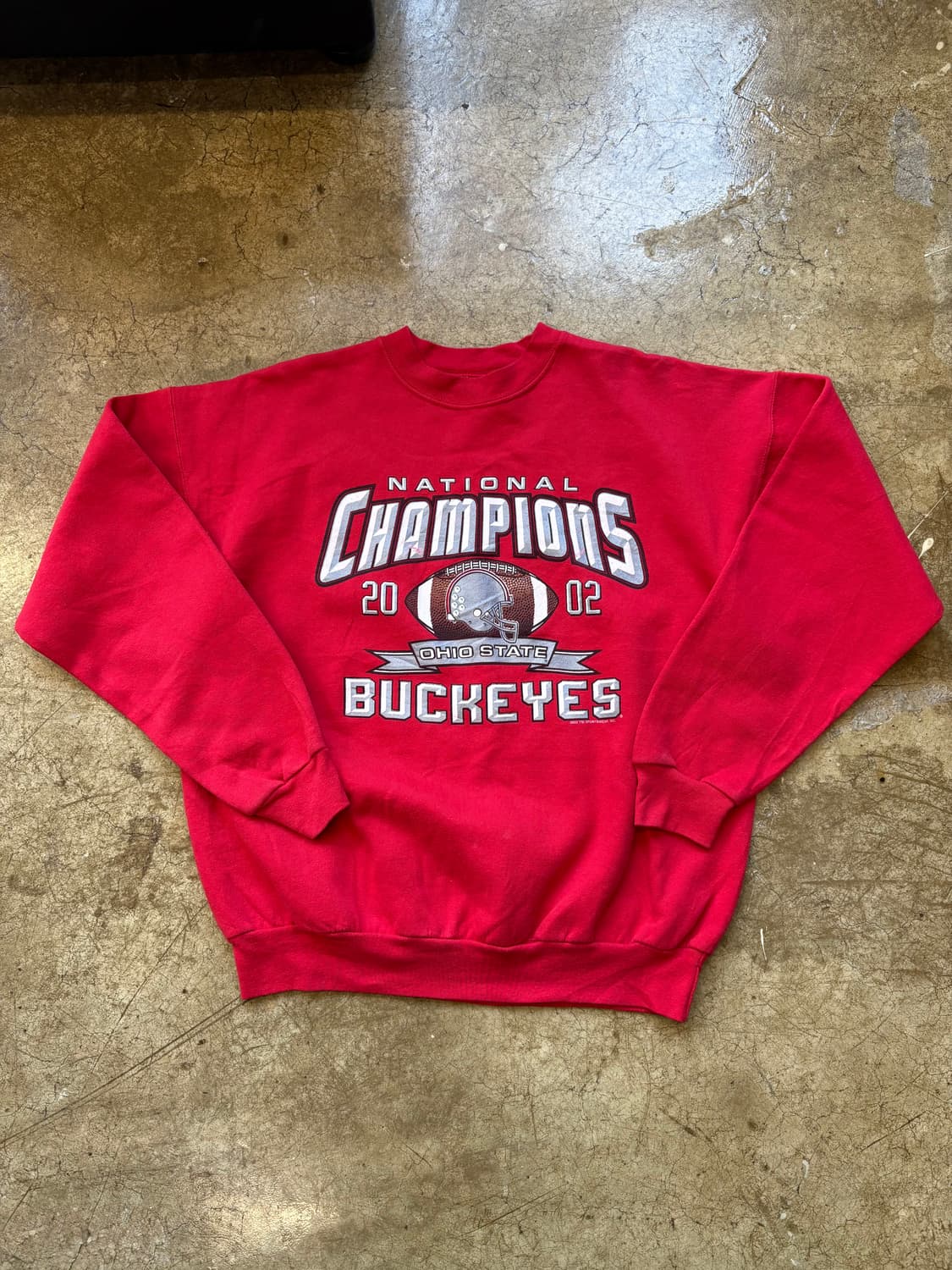 00s 헤인즈 02년 풋볼 우승 기념 스웻셔츠 상품이미지2