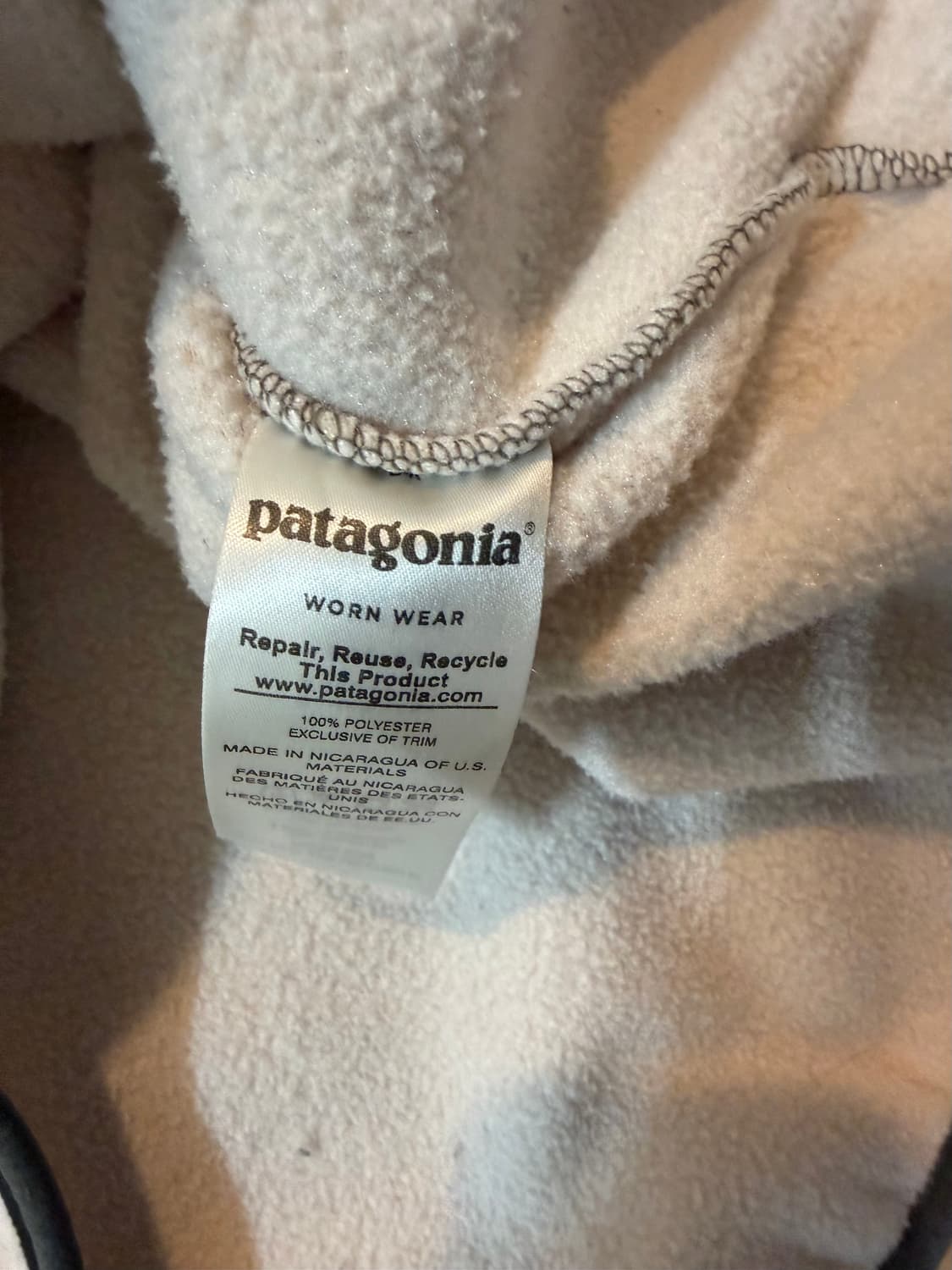 XL) 파타고니아 신칠라 그레이 아이보리 상품이미지4