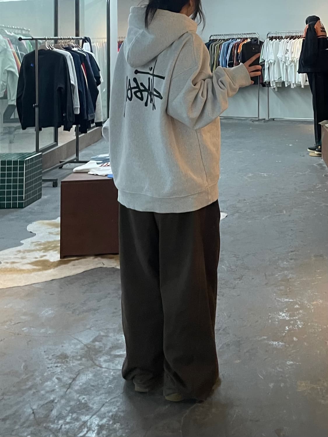 스투시 베이직로고 후드티 H2566 상품이미지2