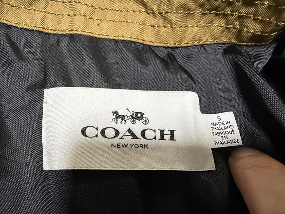 코치 트렌치 코트 남성용 95사이즈 상품이미지3