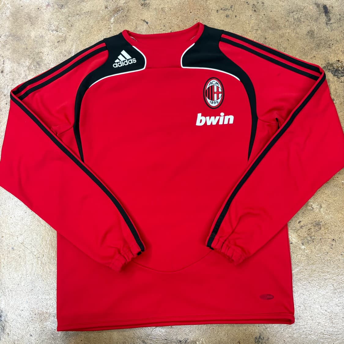 [정품] 아디다스 AC밀란 트레이닝 탑 레드 b18 상품이미지2