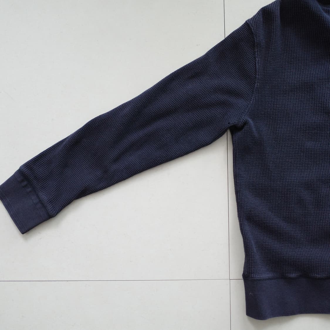 폴로 랄프로렌 네이비 와플 써멀 후드집업 M 상품이미지10